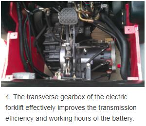 3 Ton Large Capacity Electric Forklift Truck Streamlined Design With Electric Motors