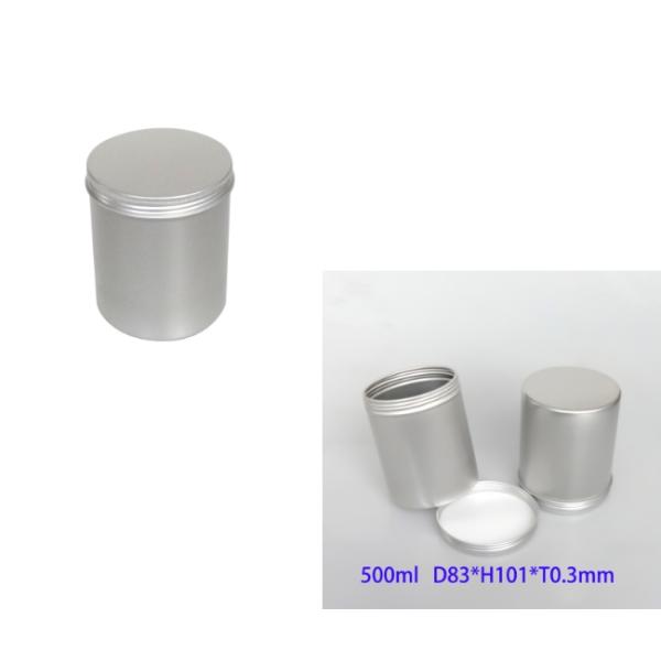 Silver Sealing Packaging 500g Tea Aluminum Food Cans BPA Free