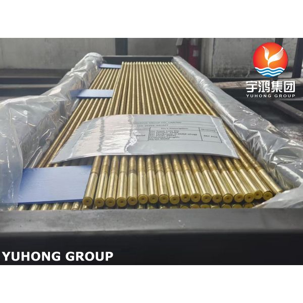 ASTM B111 C68700 Copper Alloy Low Fin Tube for Seawater Cooling Heat Exchangers