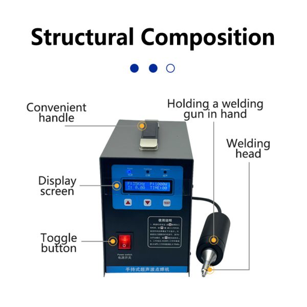 Handheld Ultrasonic Spot Welding Machine For Textile Industry
