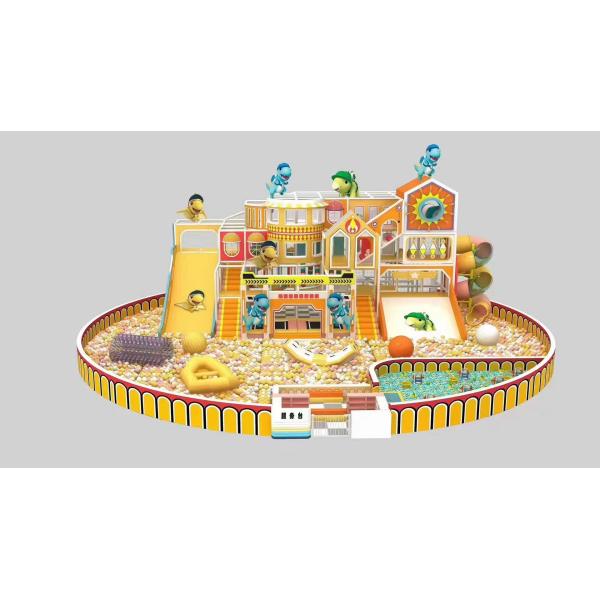 Customized Max Capacity Indoor Playground with Big Slides Other Soft Play Equipment