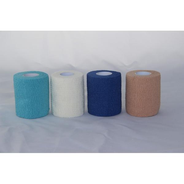 Abrigo elástico del vendaje del algodón flexible cohesivo