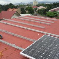 Estruturas de energia solar de metal de alta rigidez Estruturas de suporte de painéis fotovoltaicos à prova de intempéries