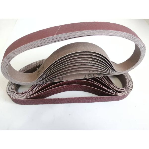 13 Inch Aluminum Oxide Abrasive Sanding Belt For Stainless Steel 2x72 Custom