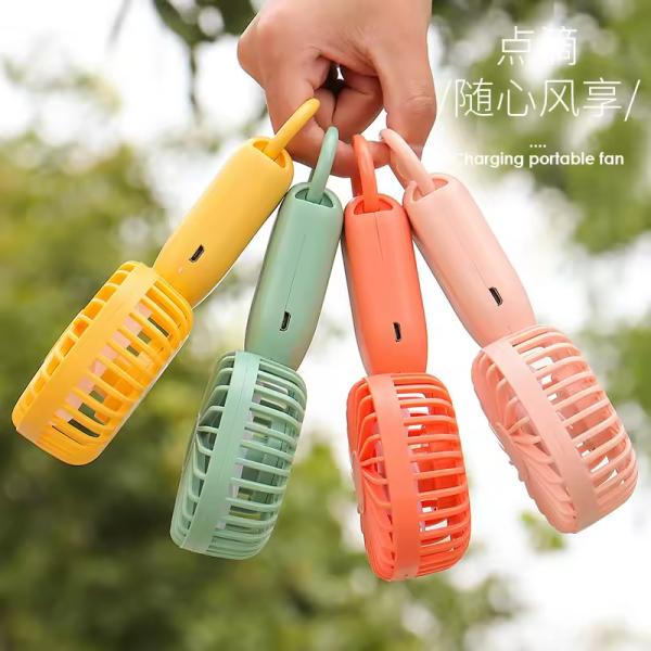 Handheld USB Rechargeable Fan Outdoor Camping Home Office Mini Portable Fan Wholesale
