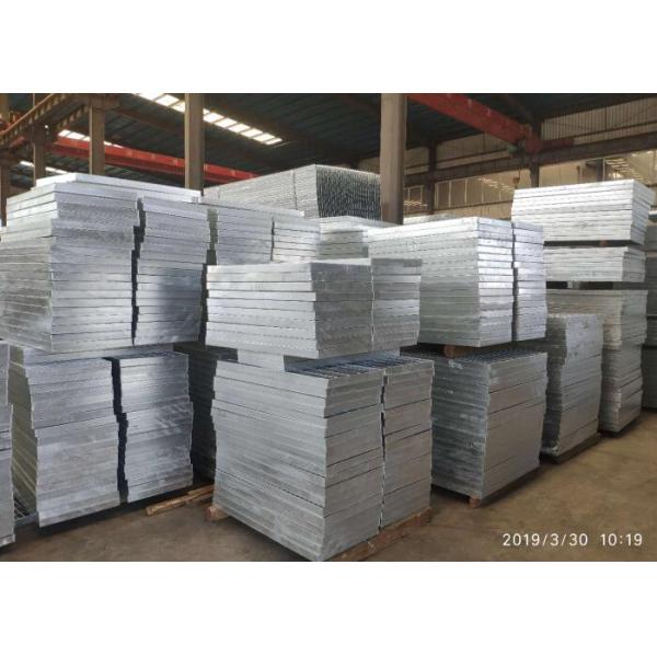 High Strength Flat Bar Steel Grate Drain Cover Hot Dip Galvanized Surface
