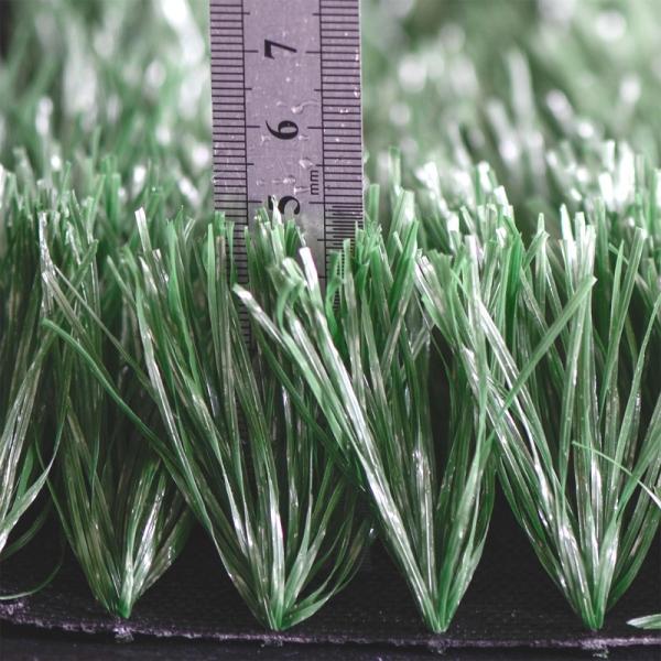 Natural Looking Extra Wide Artificial Grass Football Field 50mm Pile Height