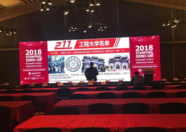 HD Indoor LED Video Wall P4 Black SMD2121 Led Module AC110-220V 500x500mm Screen