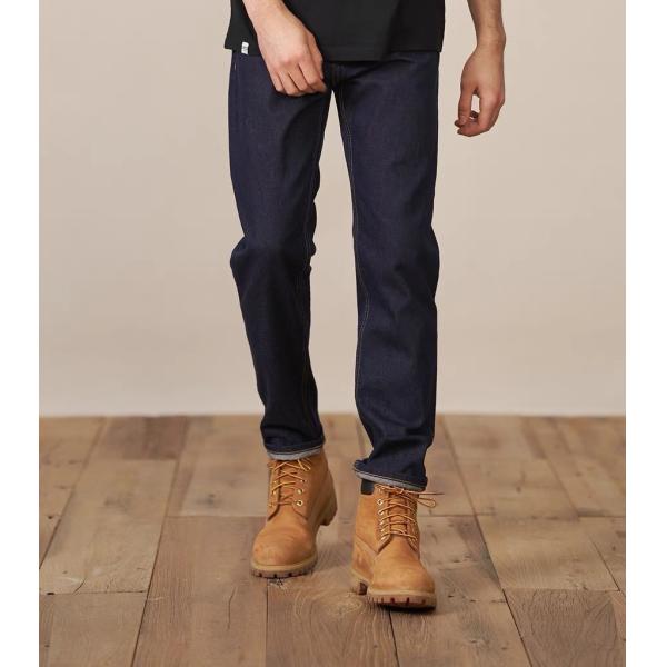 Double Layer Knit Like Indigo Denim Jeans Material 10 Oz Denim Fabric