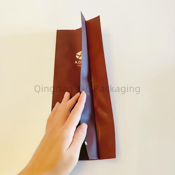 Custom Printed Quad Seal Bag Food Packaging Reusable Laminated Compoud Wholesale