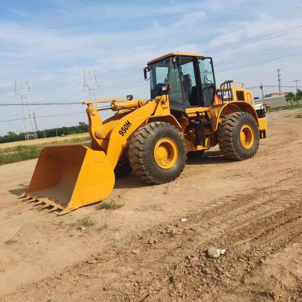 950H Hydraulic Wheel Loader Caterpillar 950H with HYDAC Hydraulic Valve and Original Paint