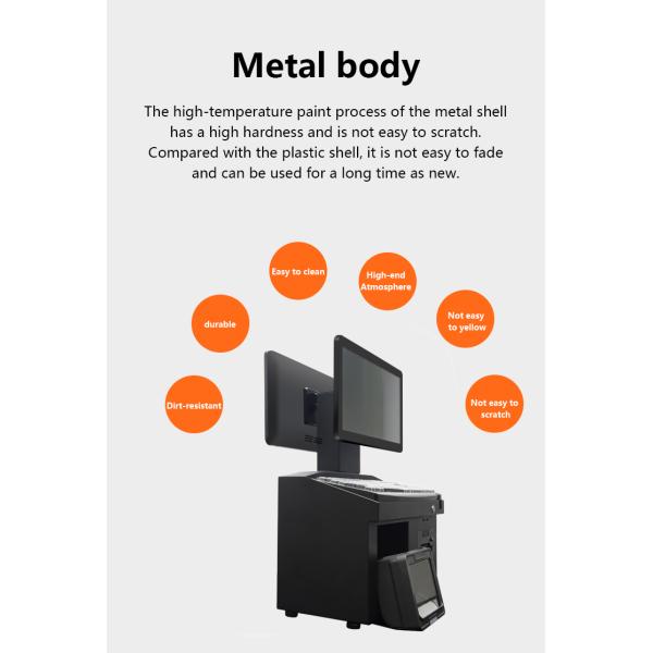 Thermal Printer Dual Screen 14-Inch All-In-One POS System for Retailers Origin and Win7/10 Android