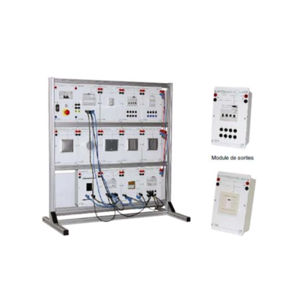 Demonstrational Didactic Porter Video Technical Teaching Equipment With Wheels