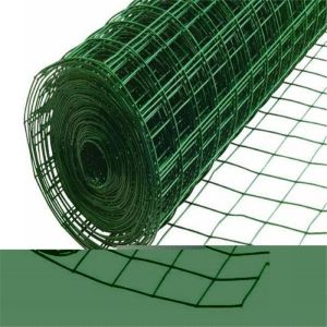 Farm Green Color PVC Coated 50x50mm Mesh Opening Euro Wire Mesh Fence for Garden and Farm Use