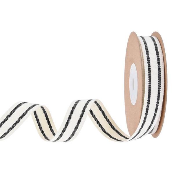 ISO14001 Полосатая лента 15mm-38mm Черно-белая лента