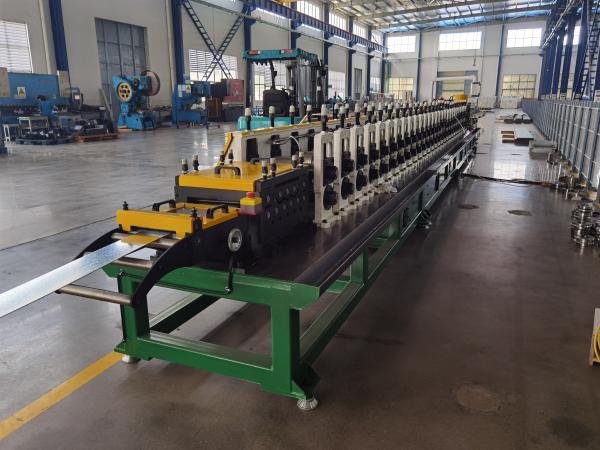 1.5-2.5mm Stainless Steel Unslotted & Slotted C Uni Solar Strut Roll Forming Machine With Servo Following Cutting And Punching