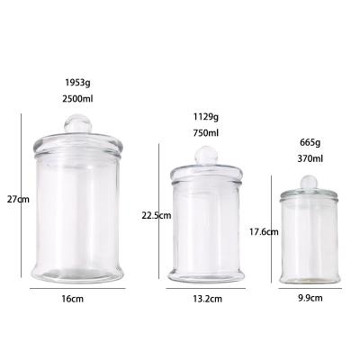 O sal de banho completo 370ml da selagem 2500ml esvazia os frascos de vidro