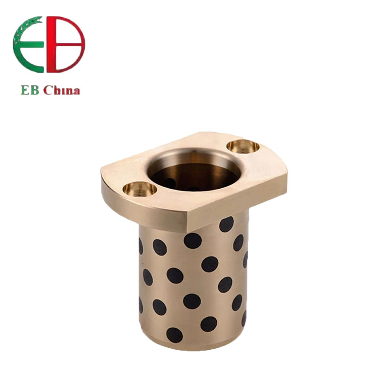EB Customized High Precision Large Bronze Aluminium Sleeve Bushing Grease Lubrication for Construction Machinery 90*104*100mm