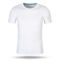 La coutume en gros a imprimé les hommes 100% de sports de polyester et le T-shirts des femmes
