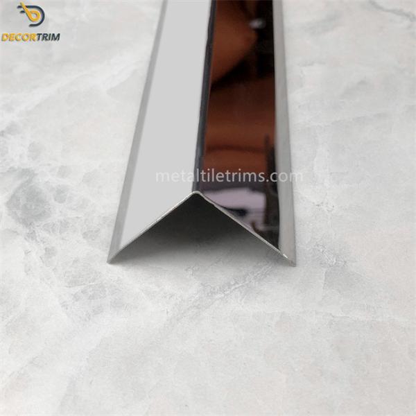 stainless steel Corner Trim For Tile Floor Transition Ceramic Tile Profile