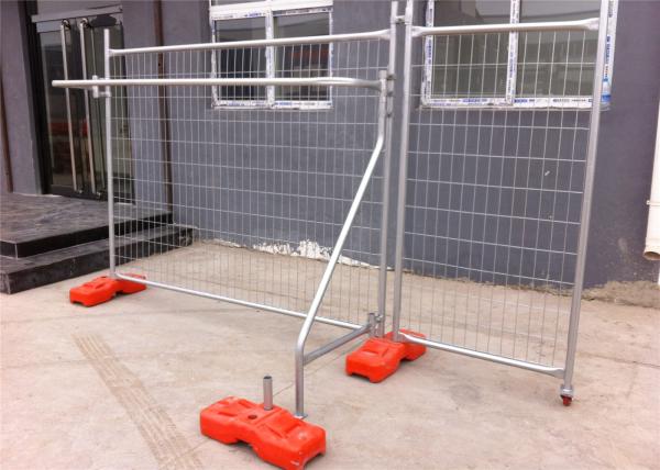 5 Year No color fading Temp Fence Base and Temporary Fence Panels 60mmx150mm diameter 3.80mm AS4687-2007 standard
