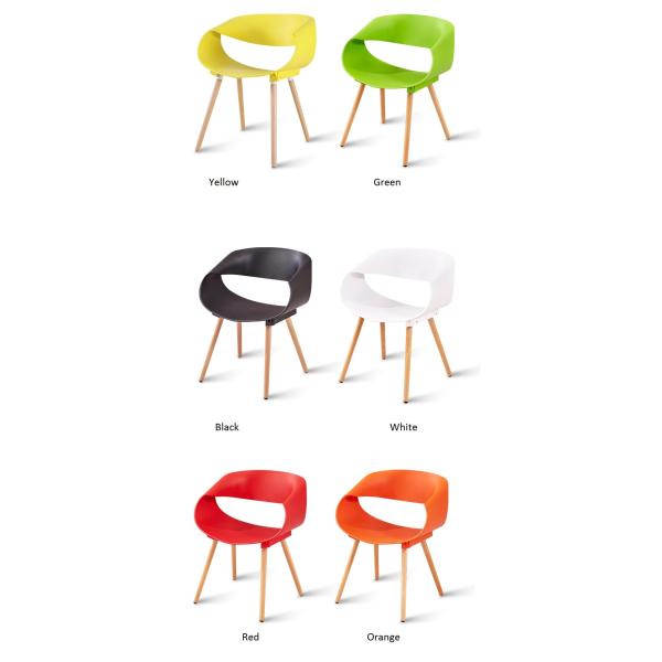 Modern leisure dessert shop dining chair business negotiation clear bar chair high stool coffee shop Nordic simple chair