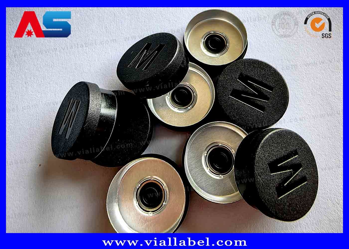 Custom Printed 20mm Flip Top Vial Caps | OEM Pharmaceutical Vial Seals Manufacturer | Tamper-Evident Injection Bottle Caps