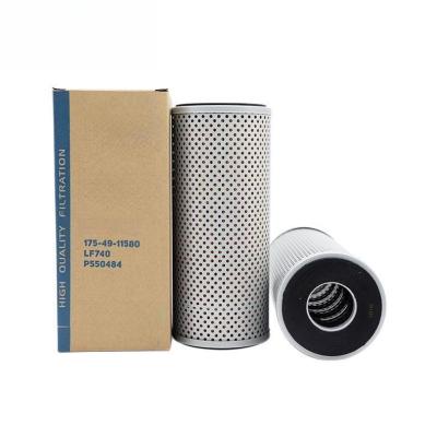 Engine Hydraulic Oil Filter 175-49-11580 611-4505-100 1R0659 1161212 LF740 P550484 H-5606 HF6084 1754911221 For KOMATSU D135A-1