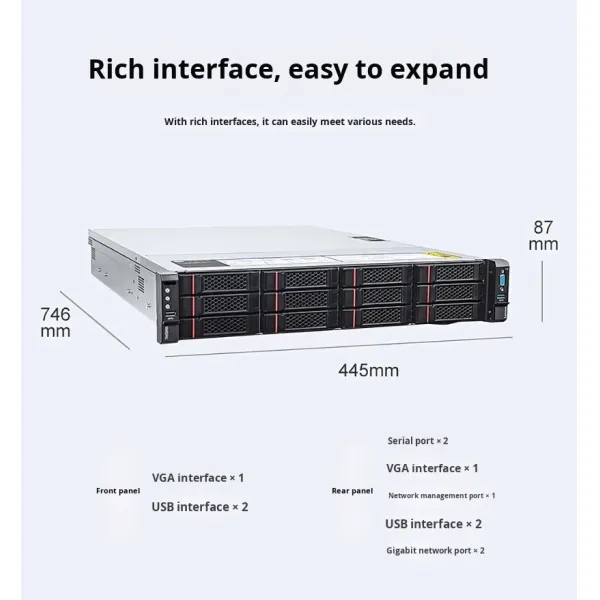 Private Mold Intel Xeon 4210R Processor 2U With 2.50 GHz Main Frequency
