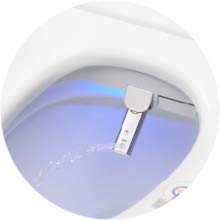 Electric Smart Bidet Intelligent Toilet Seat Cover Anti Bacterial Soft Close Instant Heating
