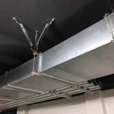 Rooftop Cable Seismic Bracing Pipe Support For Duct Corrosion Resistance