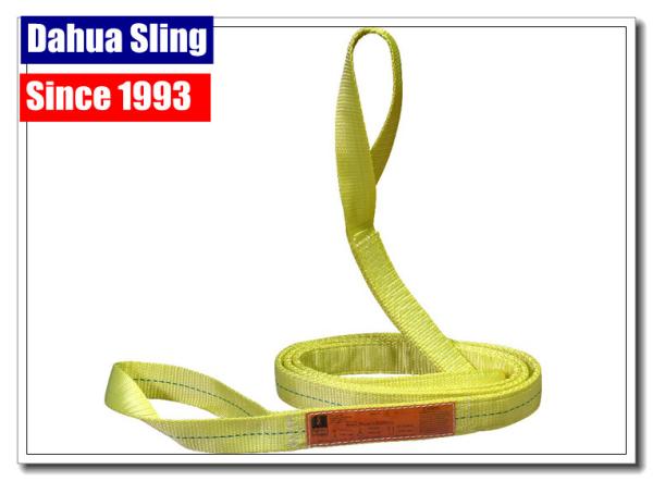 Twisted Eye & Eye Construction Lifting Straps , 60mm Crane Lifting Belt