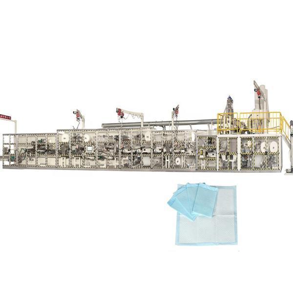 3Phase 380V Underpad Making Machine  3.8m Width 140KW 180m/Min