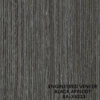 Le bois reconditionné synthétique d'abricot noir de décoration plaquent X6313 le grain droit 2500-3100mm