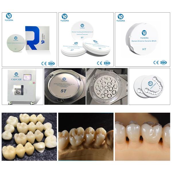 Высокий блок Zirconia пропускаемости 49% 18mm UT зубоврачебный для облицовки