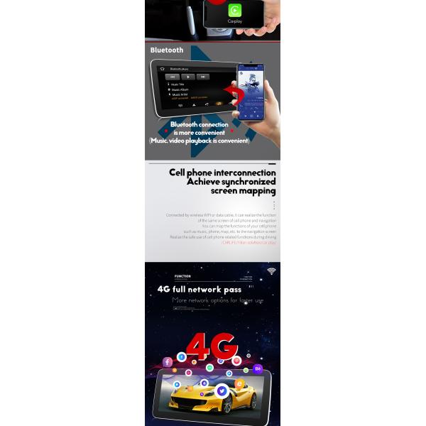 BT WIFI GPS Navigation Touchscreen Wireless Carplay For Honda Civic 2006-2011 Car