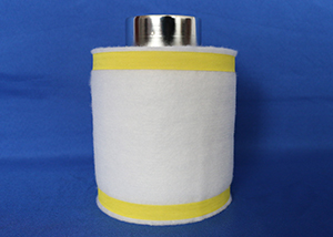 50mm  Carbon Bed Depth Air Activated Carbon Filter 10inch*600mm  For Grow Tent