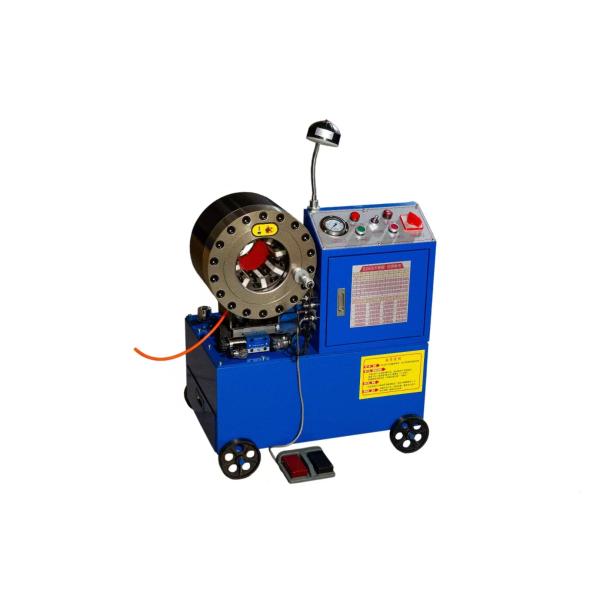 2 Inch Forging Process One-Piece Without Welding Points One-Piece Formed Material High Hardness Wear Resistance Oil Pump Pressure Hose Crimping Machine With 4 Wheels