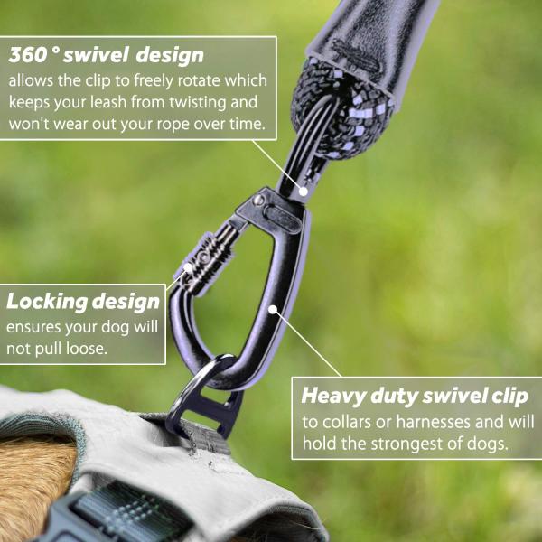 Торгуйте поводком проводки собаки ручки никакая кожа дружелюбные 5 фт выскальзывания крепкая для больших собак