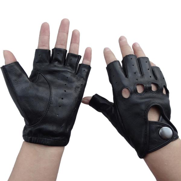 Manufacturer customized leather gloves with hole