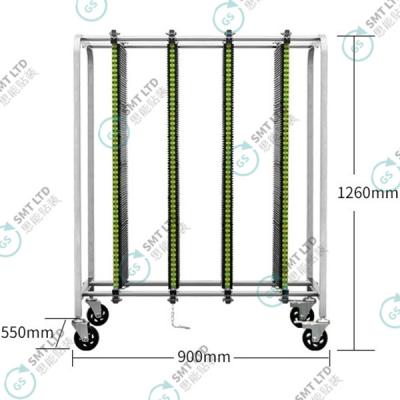 SMT PCB Trolley ESD PCB Storage Cart