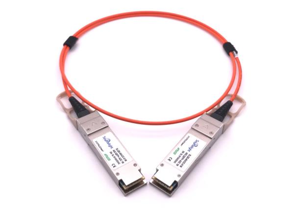 40GBase AOC QSFP+ direct attach Active Optical Cable 10 meters 10.3G/CH Datarate