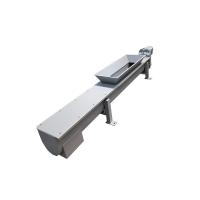 Transportador de tornillo tipo U para grano de mineral de ceniza de cemento de lodo