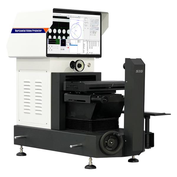 PH-3015 Industrial 2D Measuring Horizontal Projector Z Axis 110mm Resolution 0.0005mm For Gear / Thread Inspection