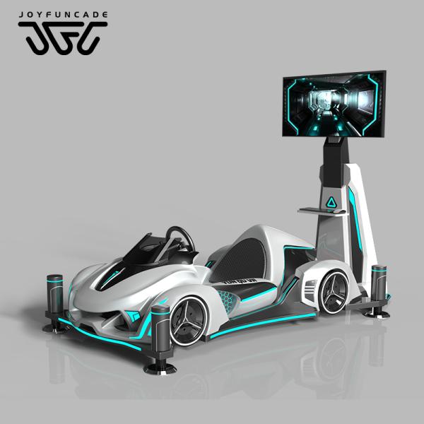 42 Inches Large Screen VR Racing Theme Park 4-DoF 9D VR Racing Car Simulator for Sale