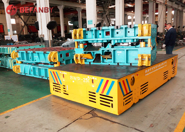 No Rail Steerable Electric Warehouse Transport Trolley