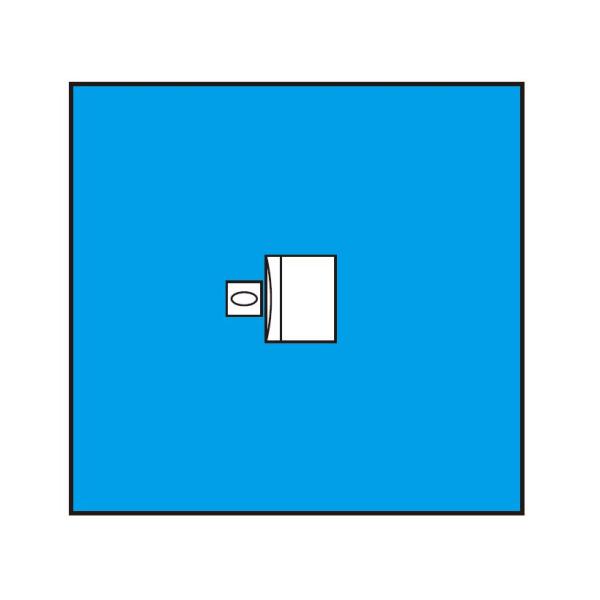 Quirúrgico estéril oftálmico básico cubre, pegamento de la película del ojo cubre quirúrgico