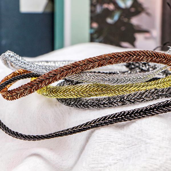 2023 Supply Gift Wrapping Support 7 Days Sample Order Lead Time Woven Herringbone Ribbon