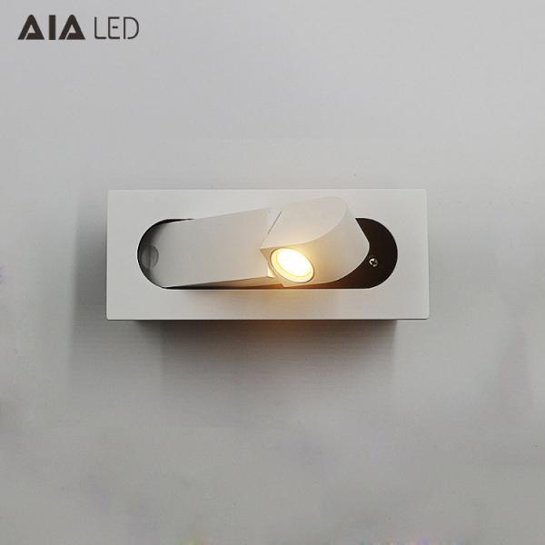 Modern recessed mounted led headboard wall light/hotel led bedside wall light/led bed book wall light