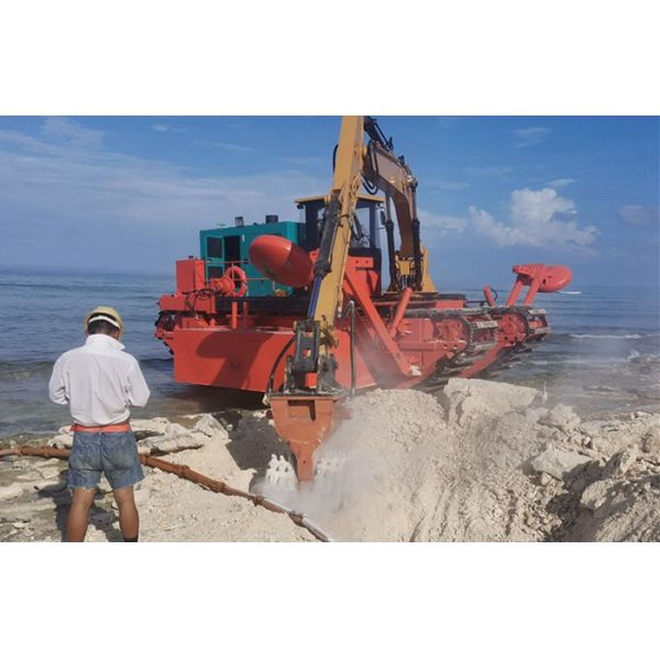 Self Propulsion Amphibious Dredger for Construction / River Dredging